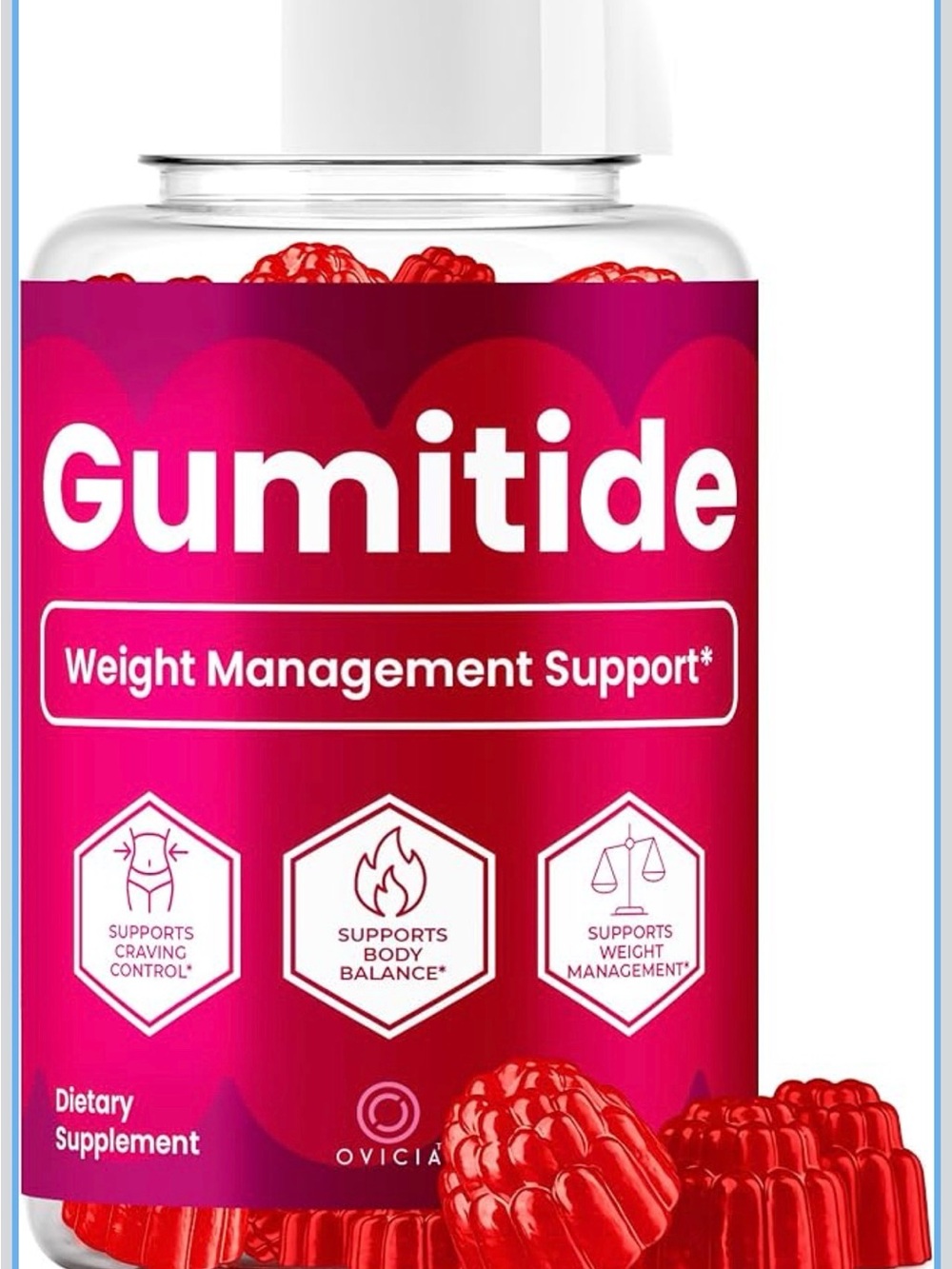 Weight Management Support Gummies - Pink